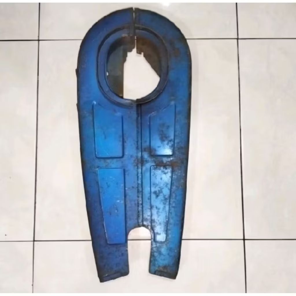 Tutup rantai biru motor Honda S90 S90z Benly