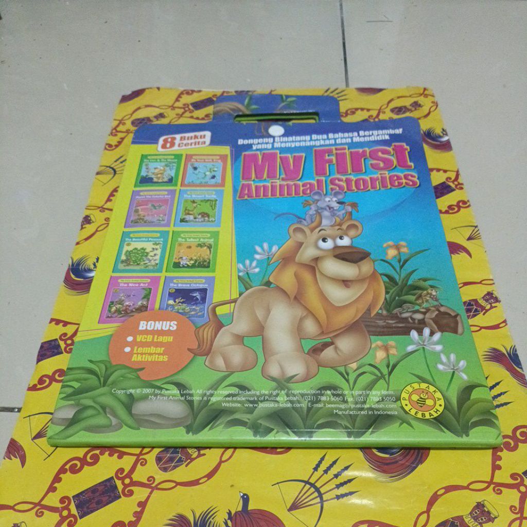 Buku My First Animal Stories - 8 Buku cerita