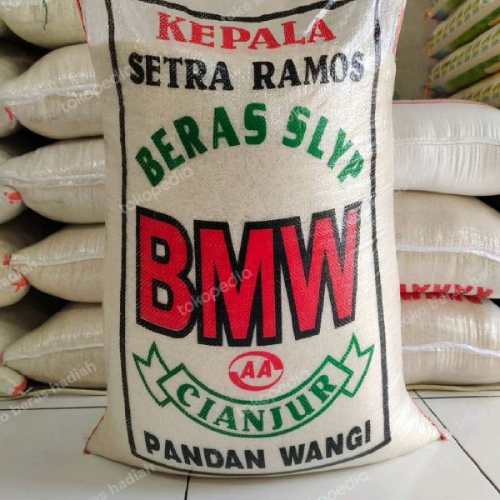 Beras bmw setra ramos cianjur pulen