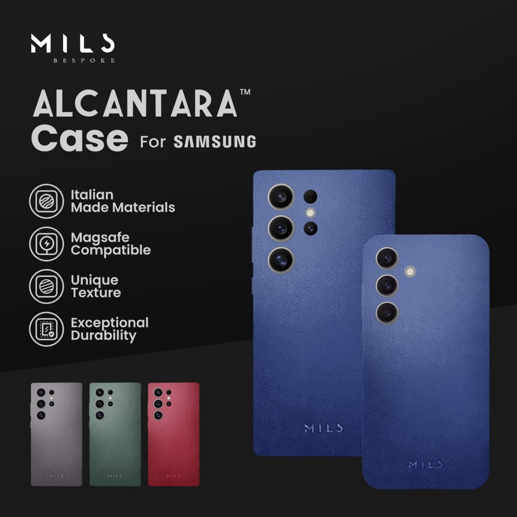 MILS Bespoke Alcantara ™ Case for Samsung S24 / Ultra