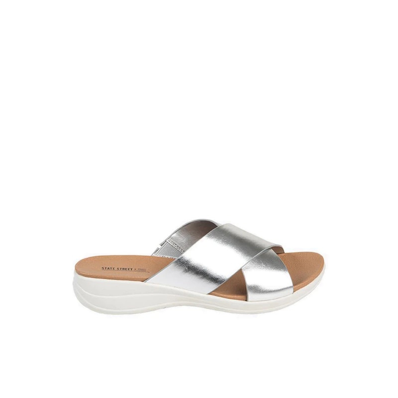PAYLESS ORIGINAL. STATE STREET MAEVE - SILVER. SEPATU SANDAL WANITA. NEW WITH BOX