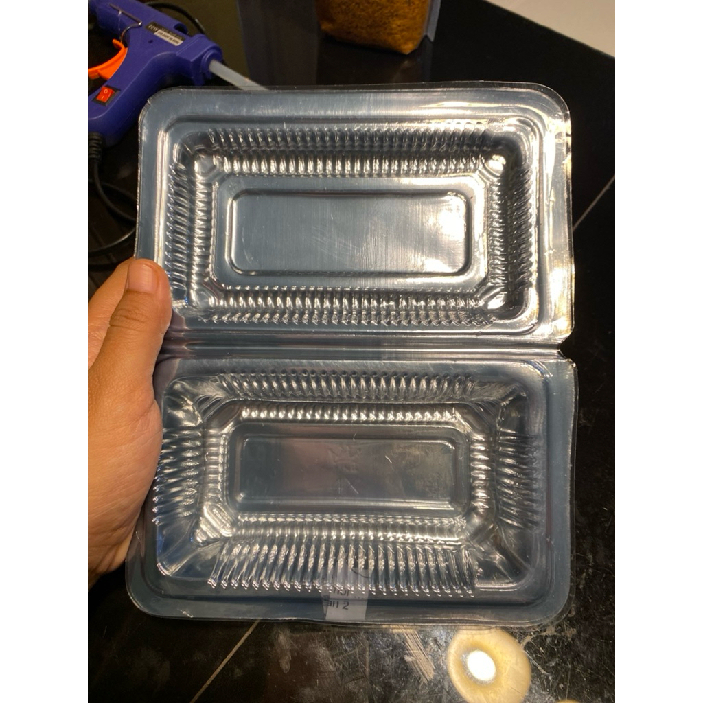 Mika 4X Isi 100 pcs | Mika Kue / Snack / Nasi Box/ mika nasi