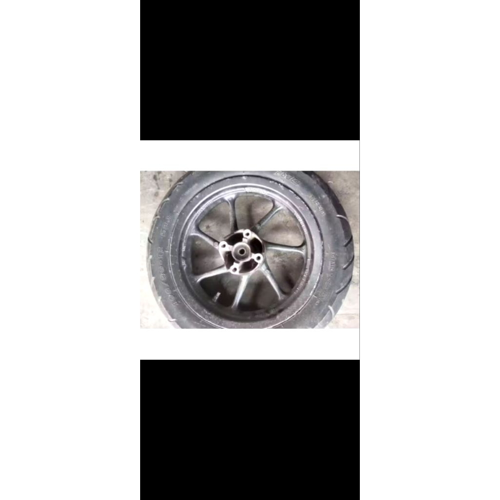 pelek velg depan Honda Scoopy donat tanpa ban original copotan