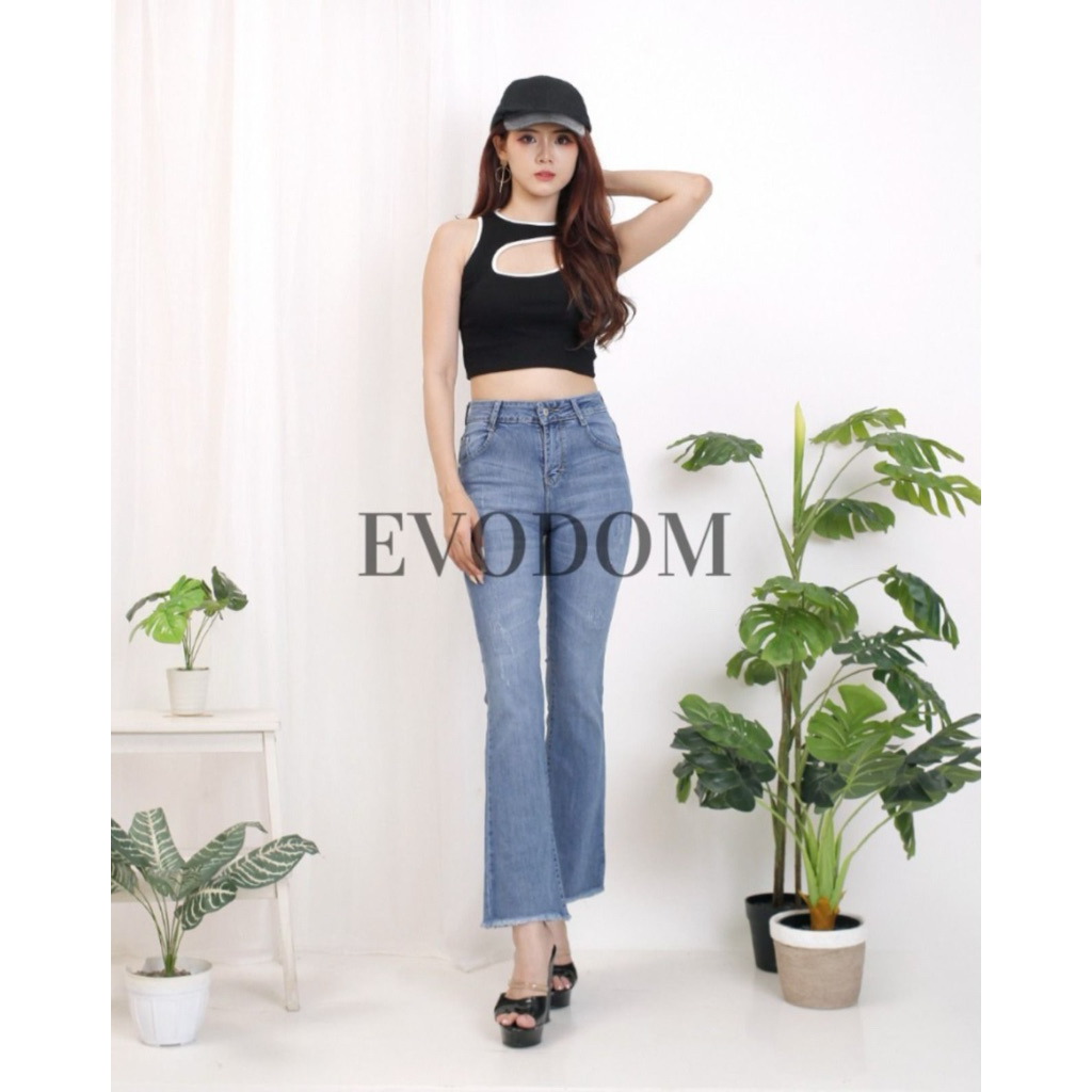 [Evasabrina88]AlCelana Cutbray Rawis Panjang Wanita Verada Cakar Medium Bahan Softjeans Melar Evodom