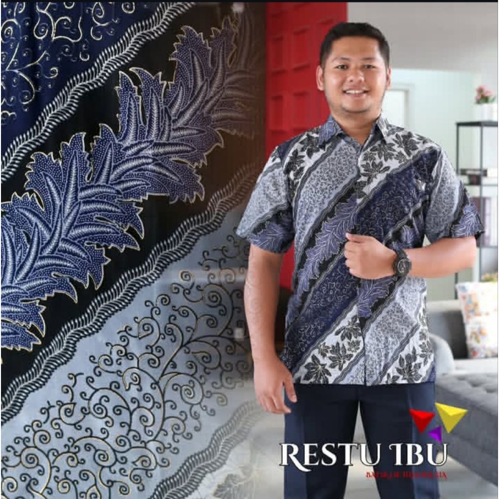 YAKIN STORE 1986-Kemeja batik Bren restu bahan full katun premium-kemeja batik motif terbaru-Batik b
