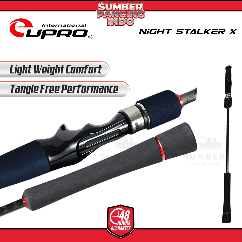 EUPRO Joran Pancing Jigging NIGHT STALKER X SCR Solid Carbon XSB Blank Fuji Componen Joran Pancing J