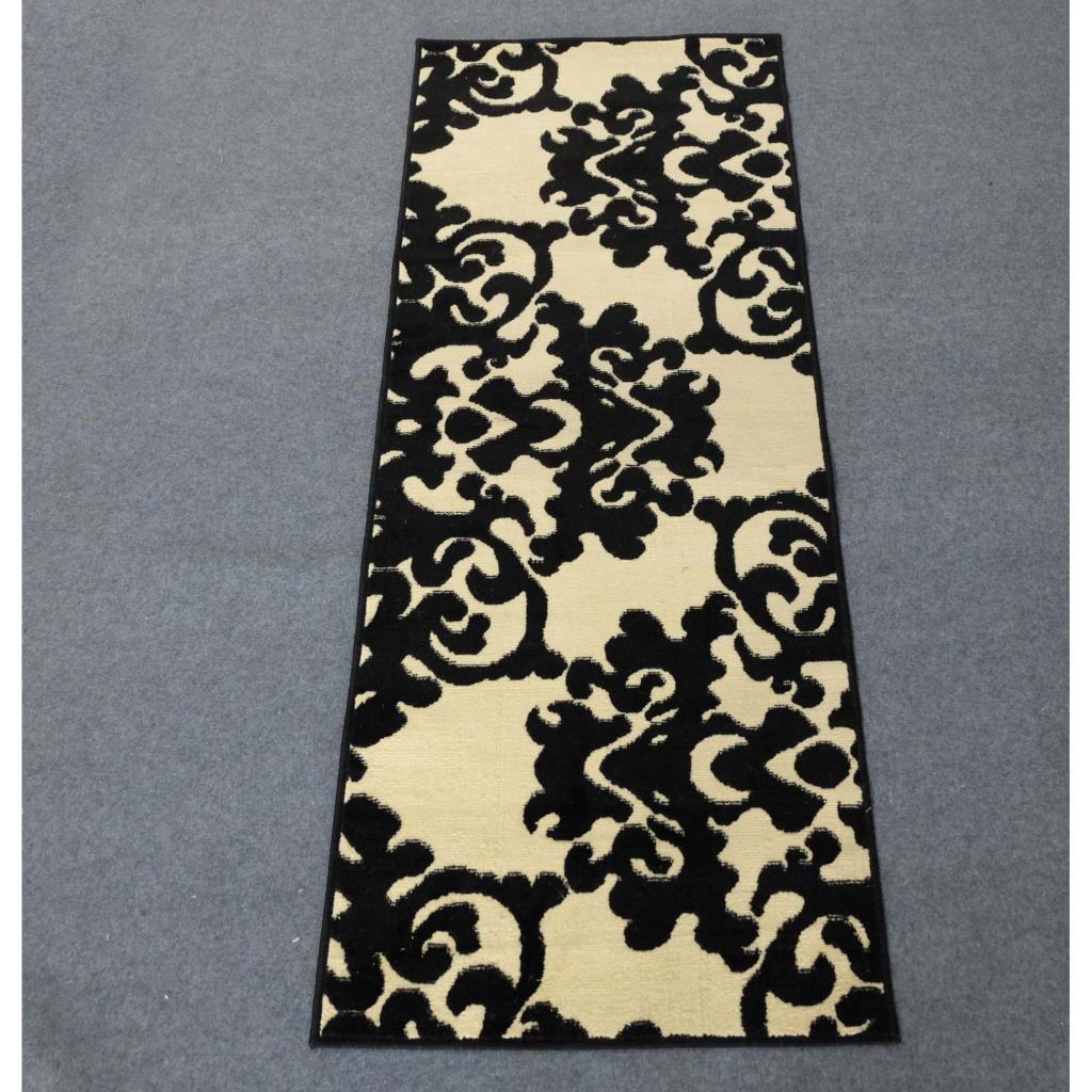 MAROC Karpet 80x200 cm BV01 Monokrom Local, Karpet Lantai, Karpet Bulu