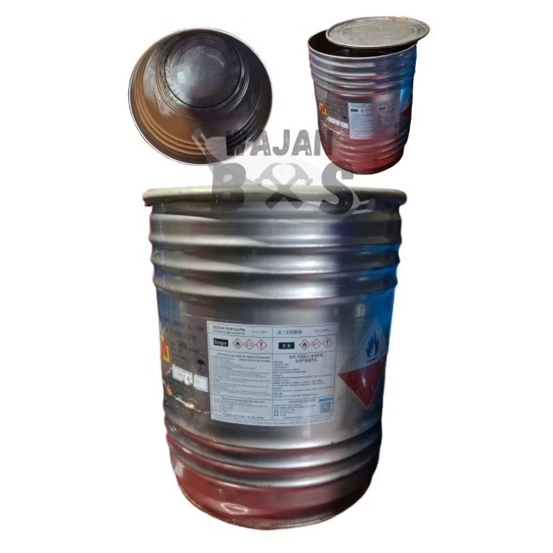 Tong sampah kaleng besi bekas