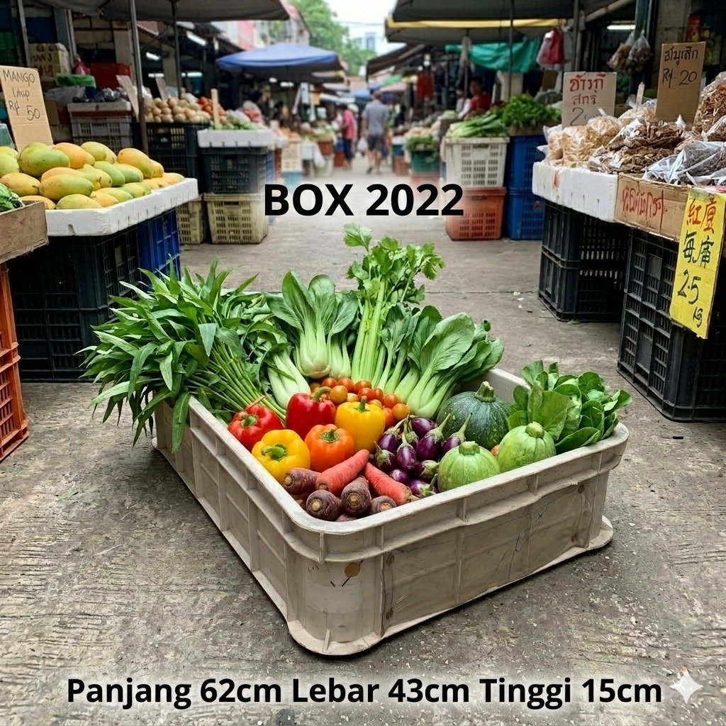 bak plastik bekas contener plastik box bekas serbaguna