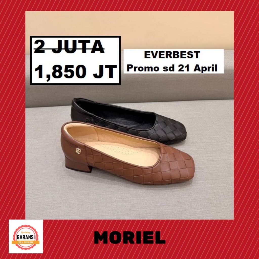 Sepatu heels Wanita Everbest sale MORIEL 100% ORI STORE
