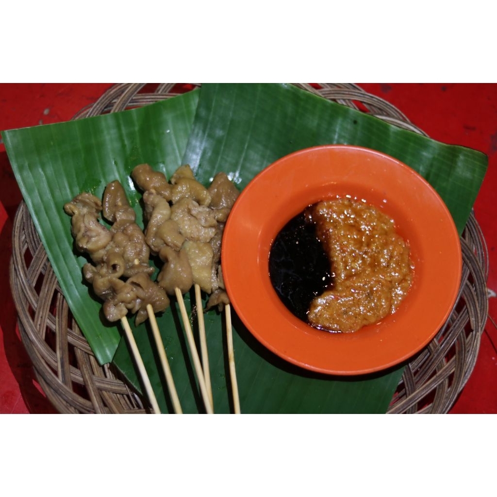 sate kulit angkringan Frozen isi 10 tusuk
