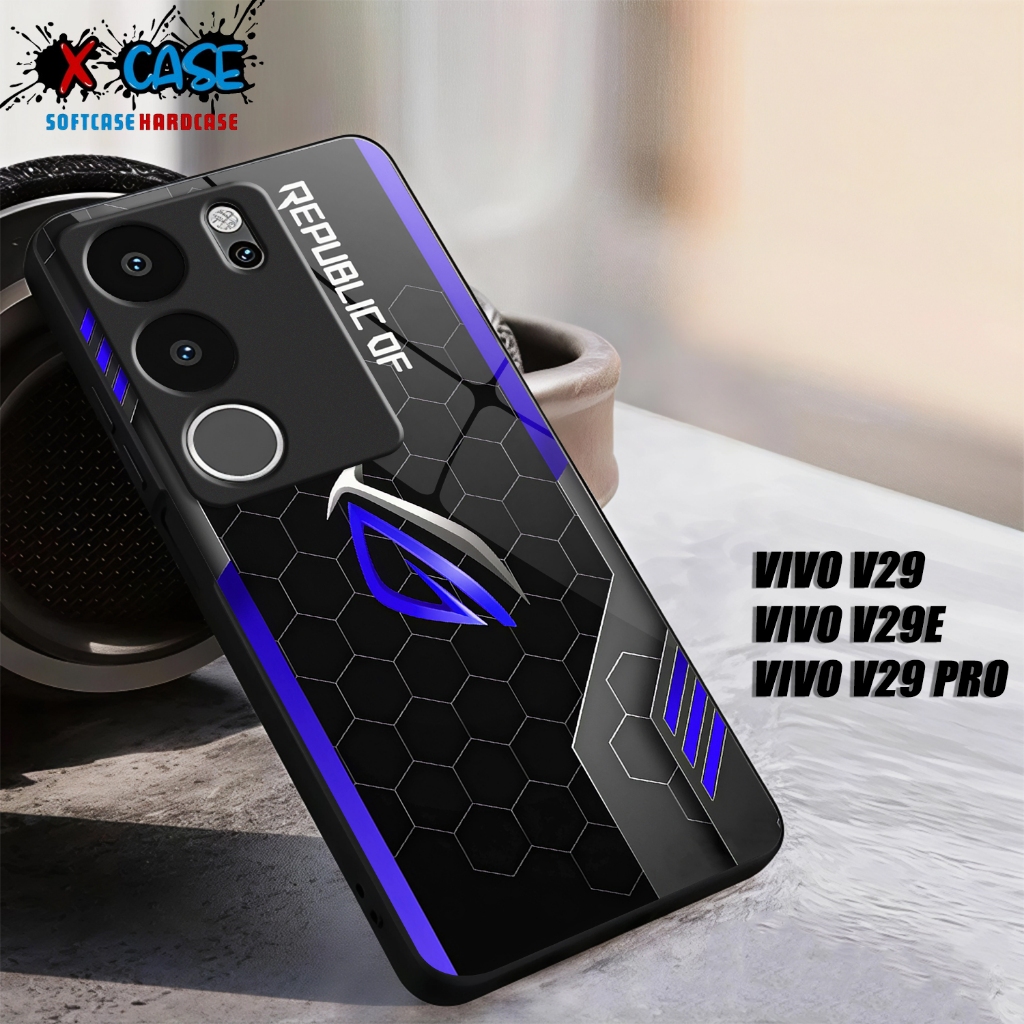 Casing Hp VIVO V29 Softcase VIVO V29 V29E V2250 Case Glossy Cassing kaca kilau Pelindung Hp Aksesori