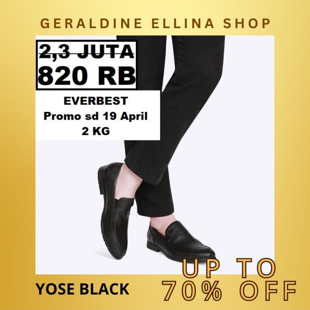 Sepatu EVERBEST pria sale original 100% seri YOSE