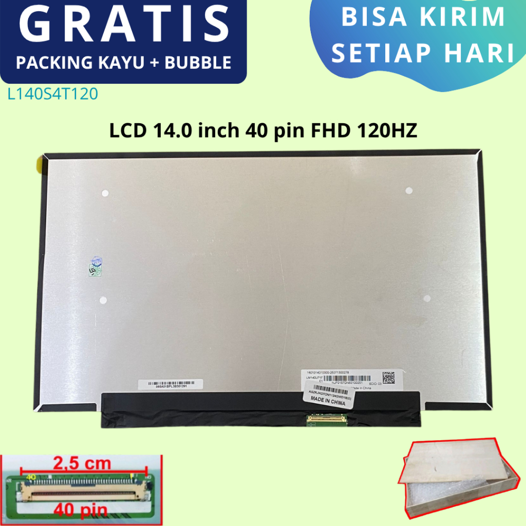 LED LCD ASUS ROG Zephyrus G14 GA401I GA401IV 14 INCH FULL HD IPS