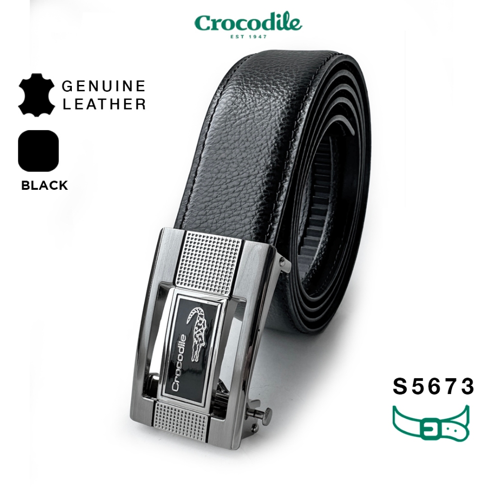 Crocodile S5673 | Ikat pinggang kulit pria Leather