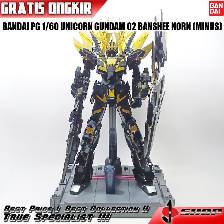 BANDAI PG 1/60 UNICORN GUNDAM 02 BANSHEE NORN (MINUS) PG74
