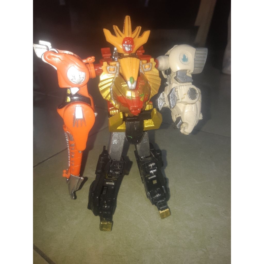 custom figure full artikulasi megazord GaoKing wildforce power ranger