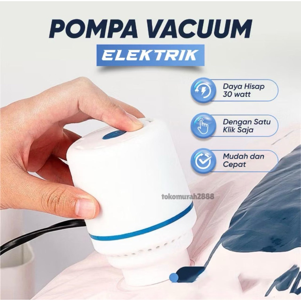 Pompa vakum elektrik ,Pompa vacum Manual / pompa kantong vakum pakaian elektrik