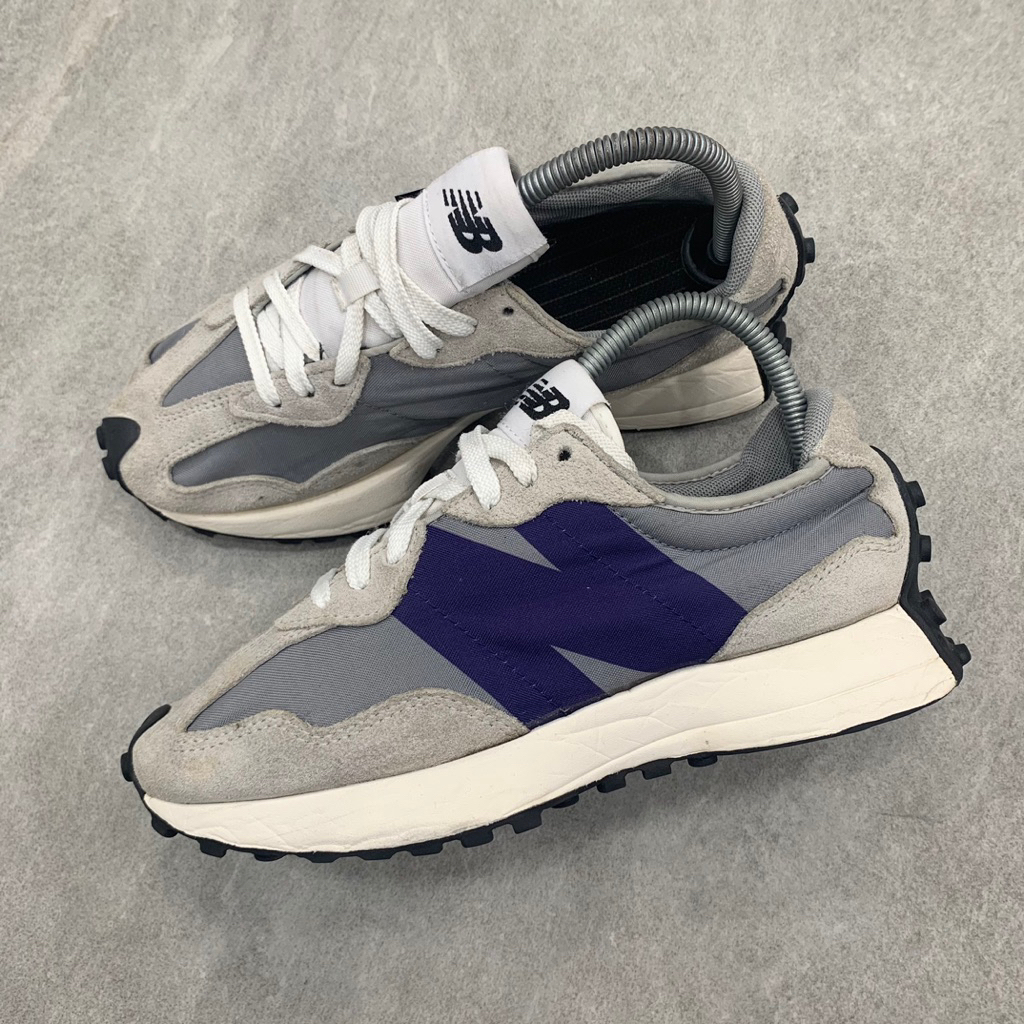 New Balance 327 Suede Grey Navy