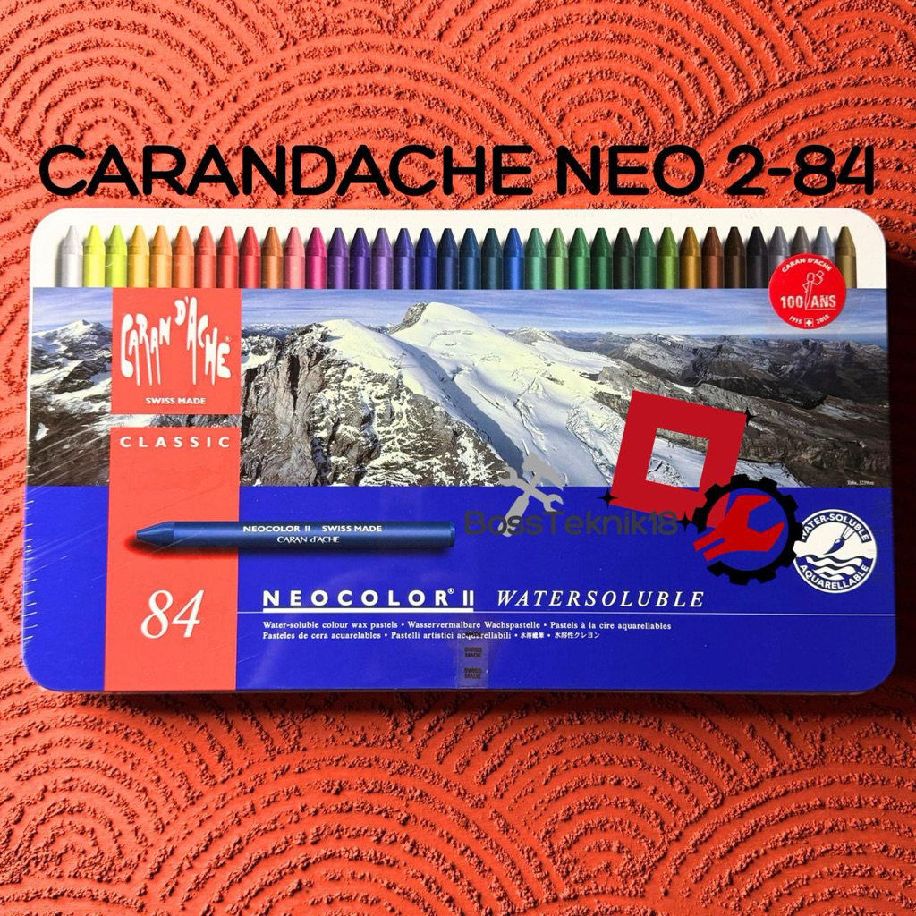 Carandache Neocolor 2 / II Crayon Carandache Watersoluble 84 Warna