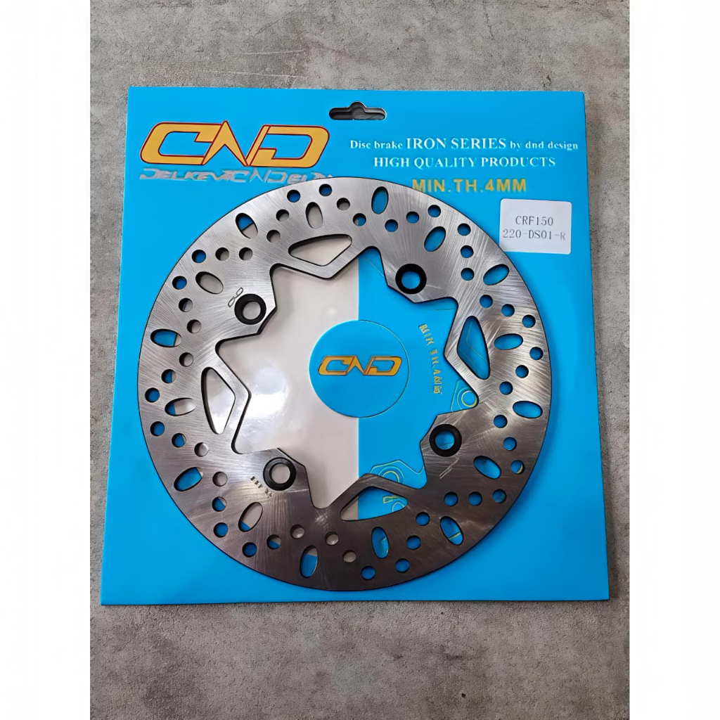 NUI Delkevic Piringan Cakram Belakang Standar 220MM | KLX150 - WR150 - CRF150 - CB150R - MEGA PRO