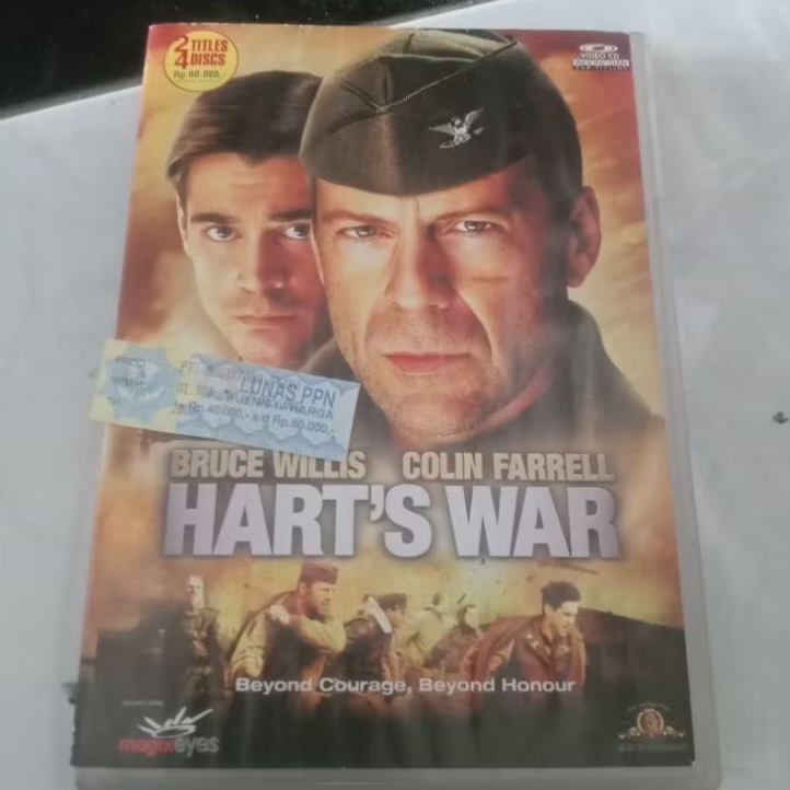 VCD Original HART'S WAR feat BRUCE WILLIS Teks Indonesia