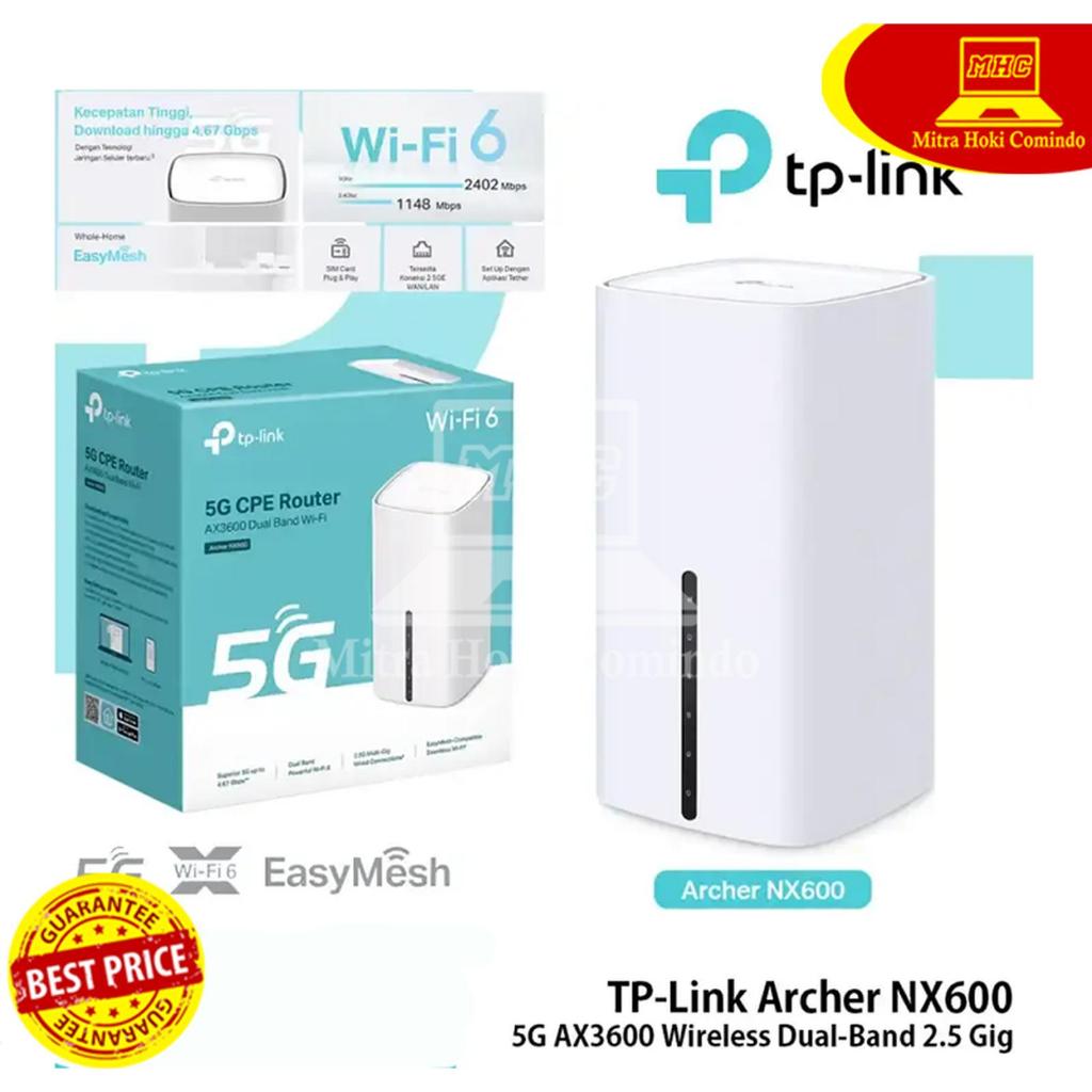 TP-LINK Archer NX600 | 5G AX3600 Wireless Dual-Band 2.5 Gig Router