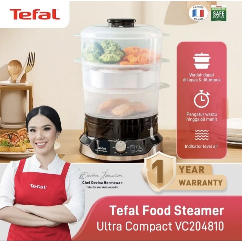 TEFAL FOOD STEAMER #BARU#