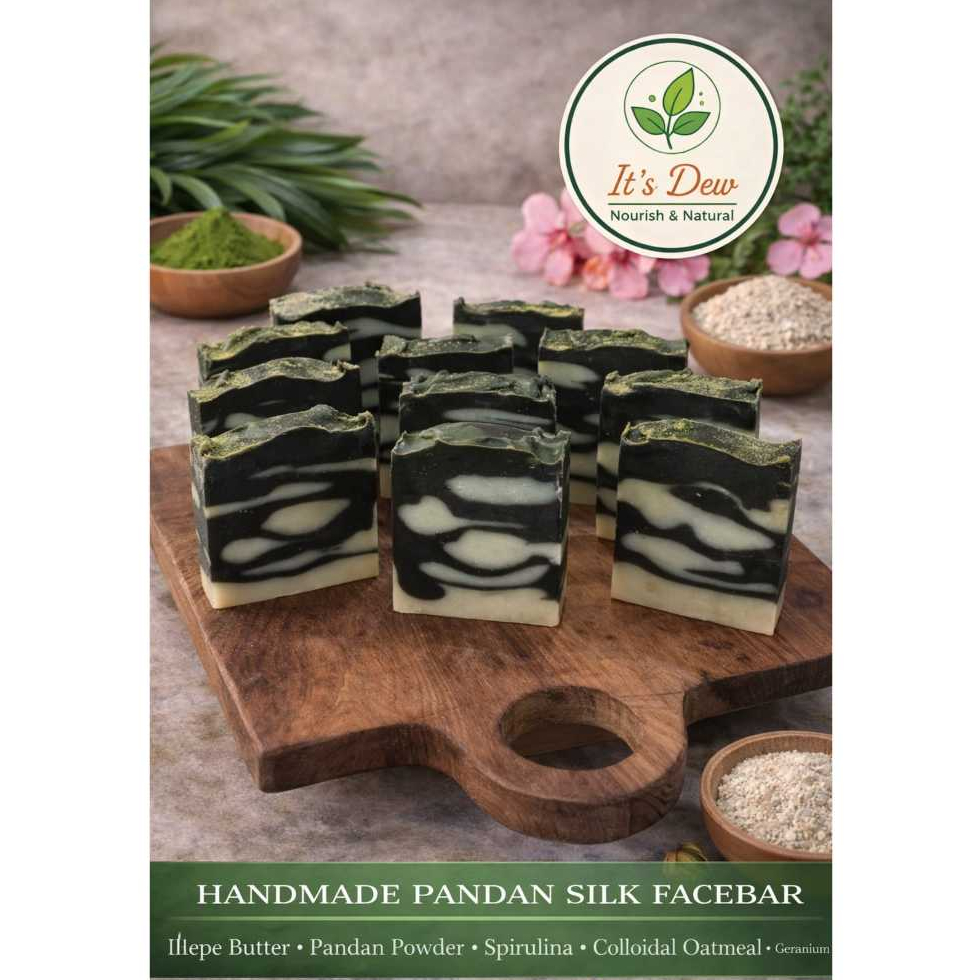 It's dew - Handmade Souvenir Soap / PANDAN SILK FACE BAR