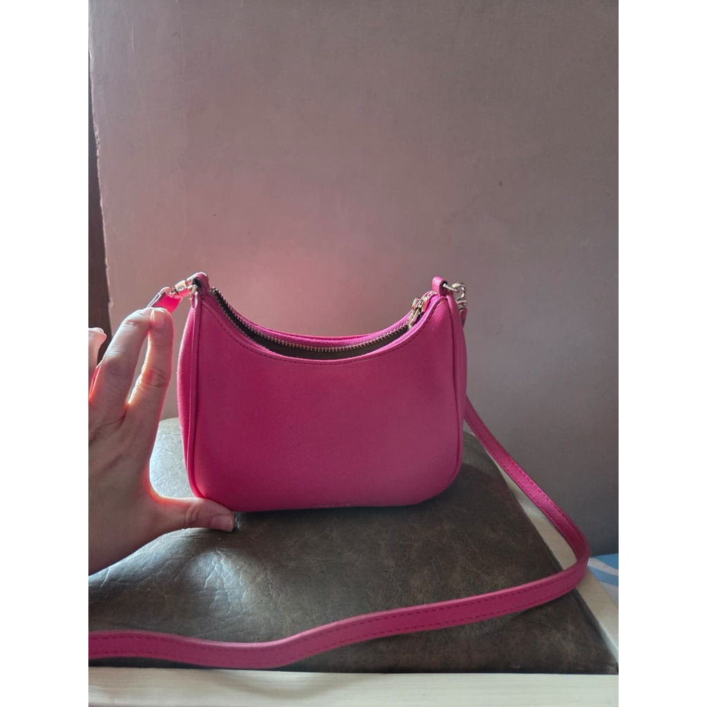 tas pink preloved
