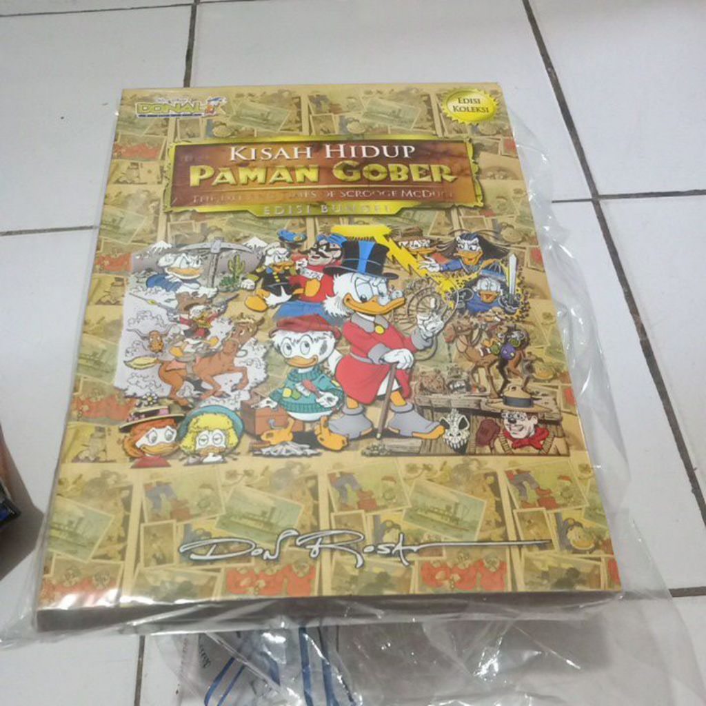 Buku kisah hidup Paman Gober edisi koleksi