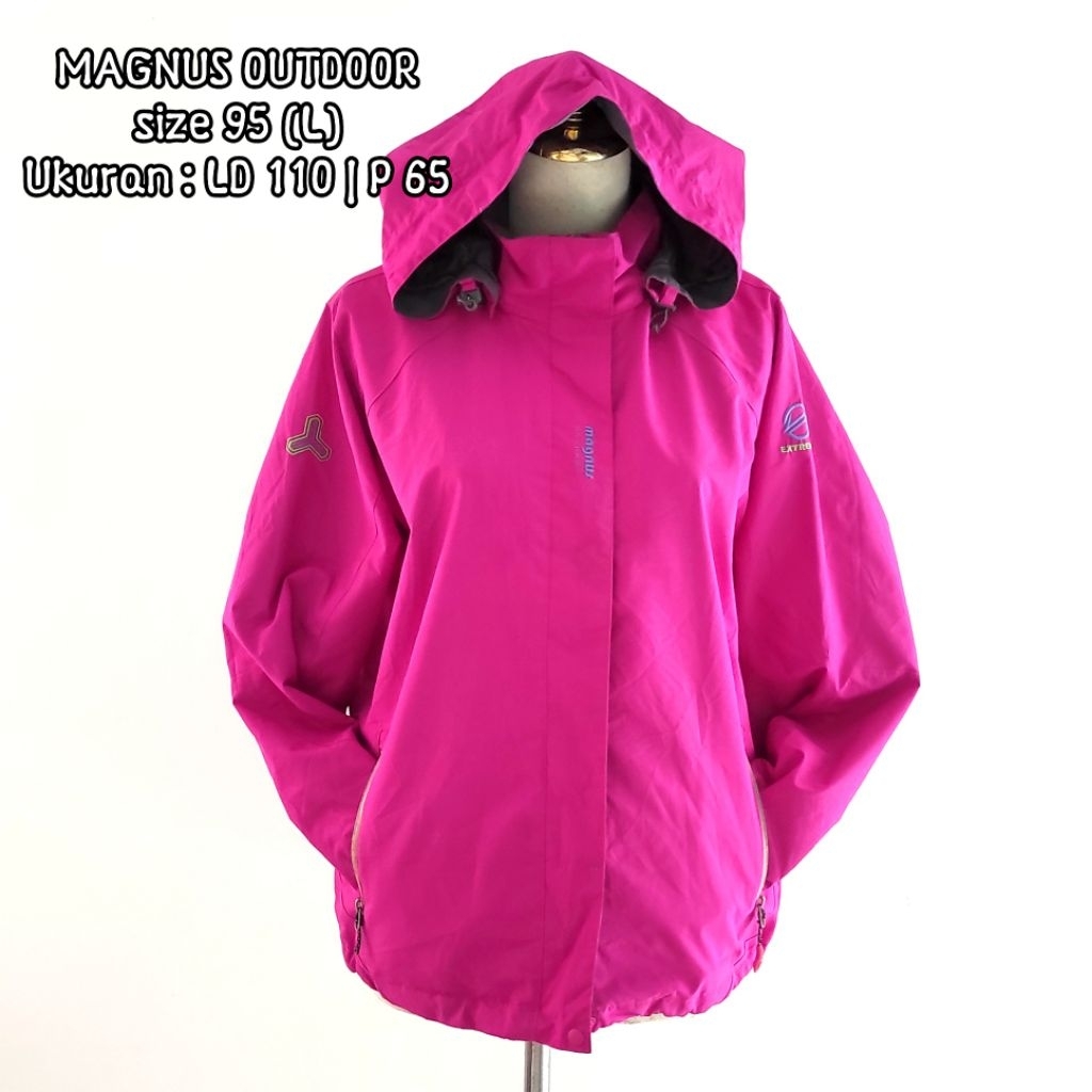 Jaket outdoor jaket gunung waterproof MAGNUS OUTDOOR size 95 (L)
