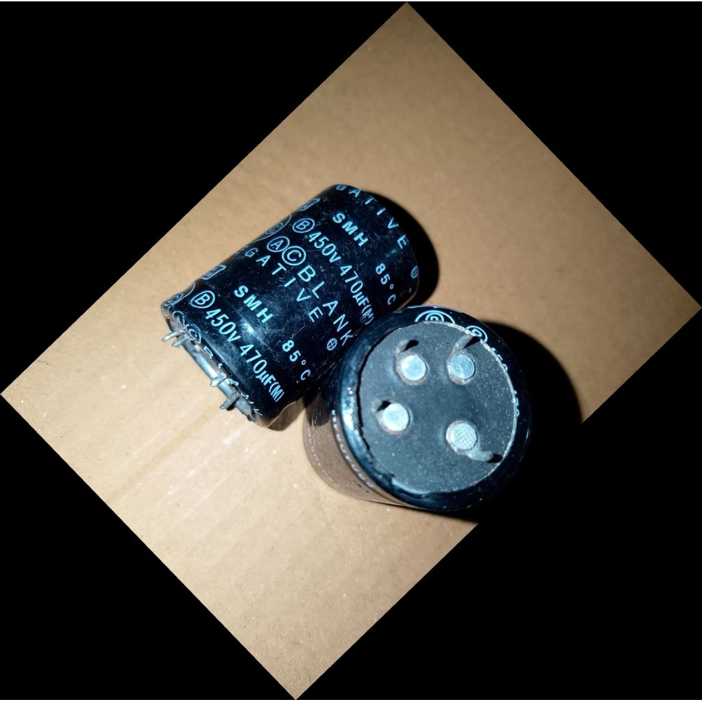 ELCO 450V 470UF (5cm D3.5cm) bekas copotan original