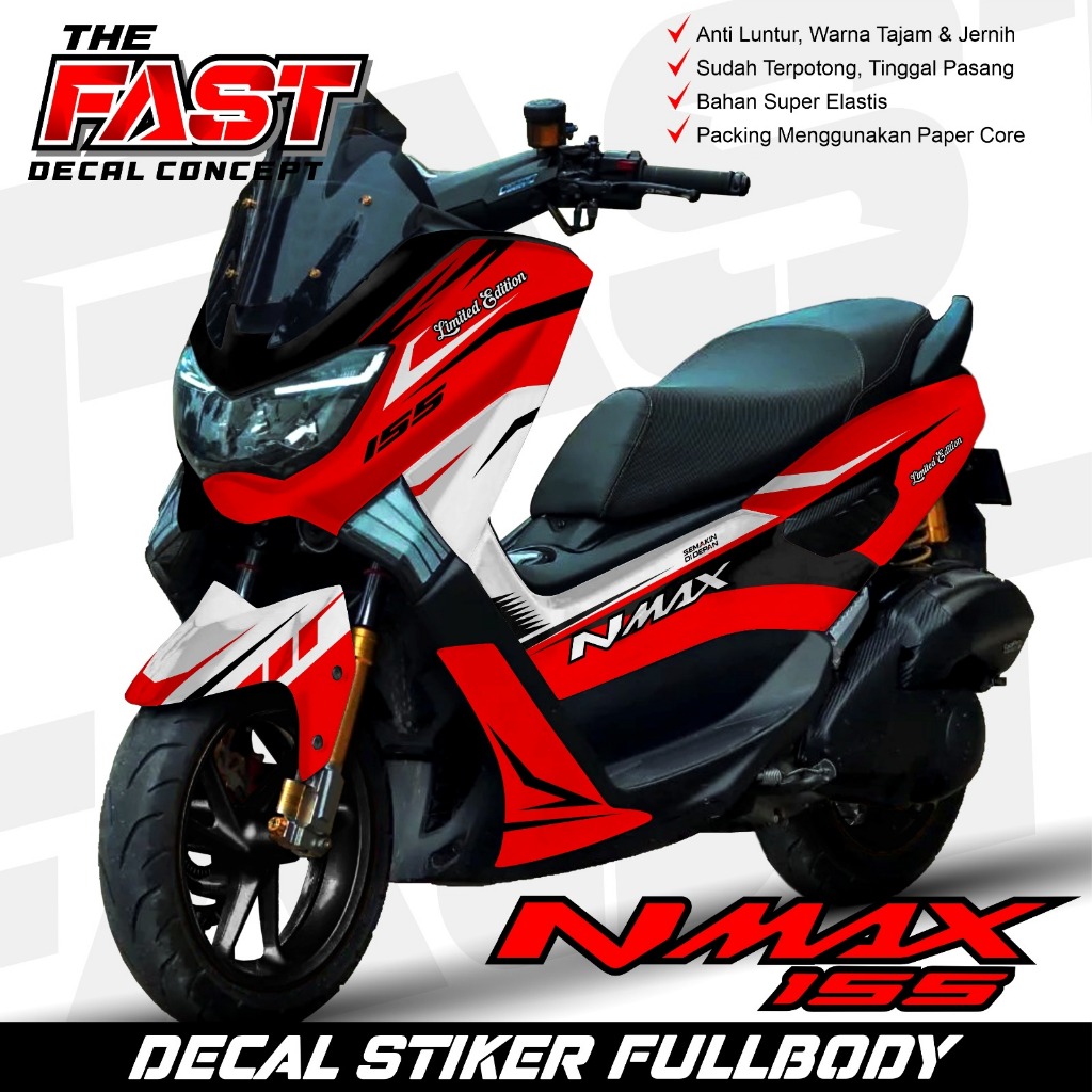 Decal Sticker Yamaha Nmax 155 Old Fullbody 2015-2019 Decal stiker nmax old / stiker nmax full body d