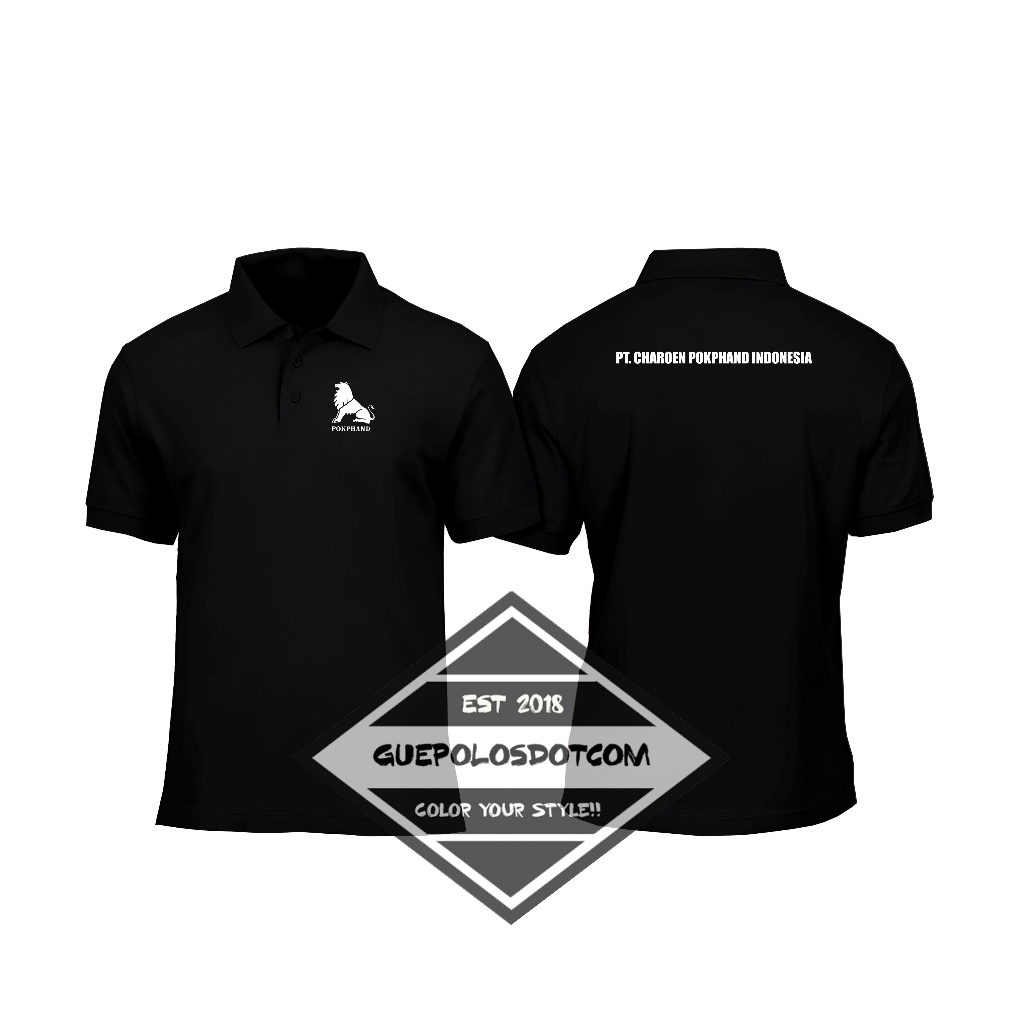 POLOSHIRT CHAROEN POKPHAND INDONESIA - POLO CHAROEN POKPHAND INDONESIA - KAOS BERKERAH POKPHAND INDO