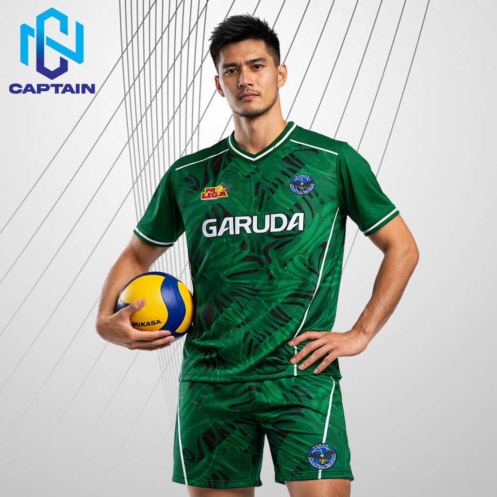 Kaos Jersey Voli Jakarta Garuda Jaya Proliga Pria 2026/Jersey Voli Dry Fit Full Printing