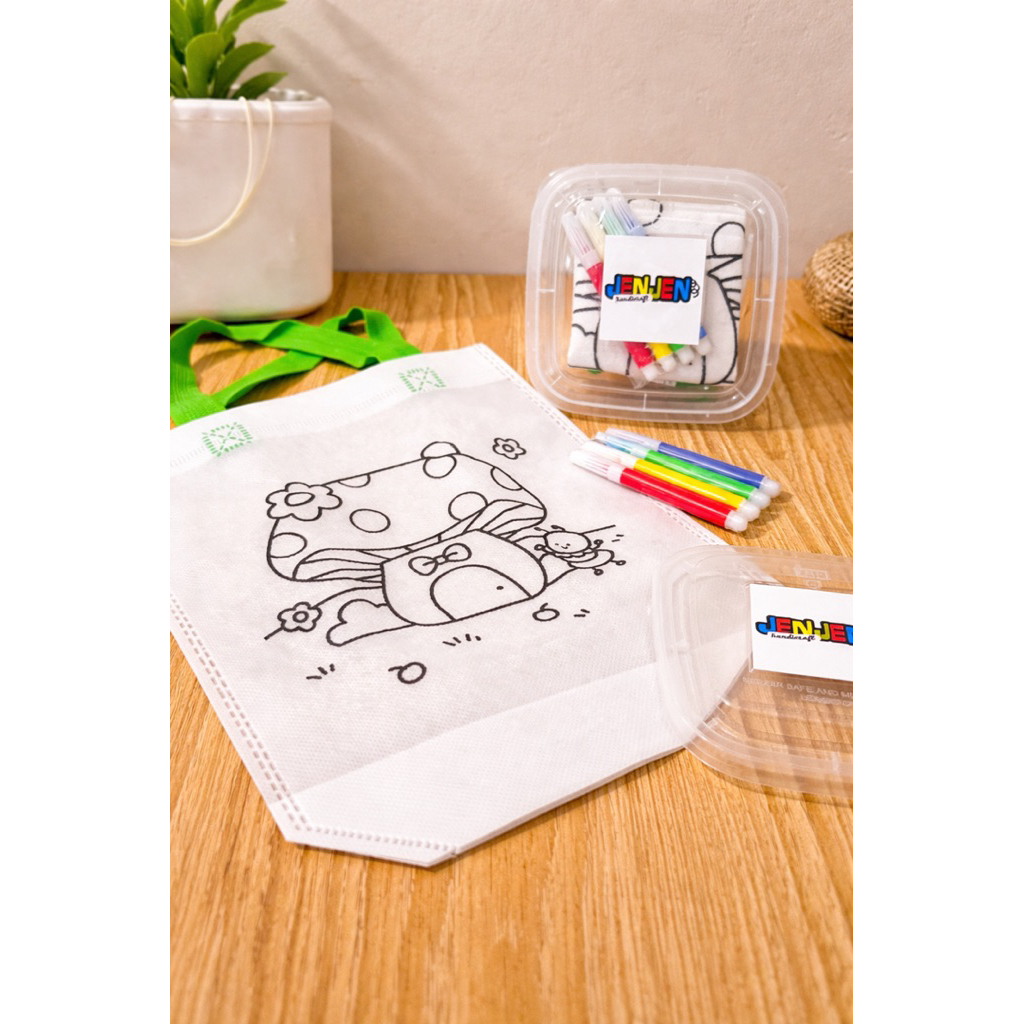 DIY Mewarnai Tas - Souvenir unik & edukatif untuk anak