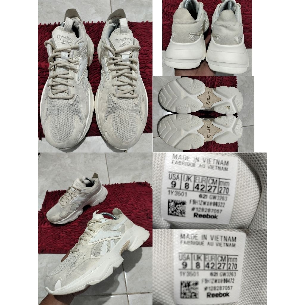 Sepatu Preloved Second Original Reebok Royal Bridge 4 Size 42