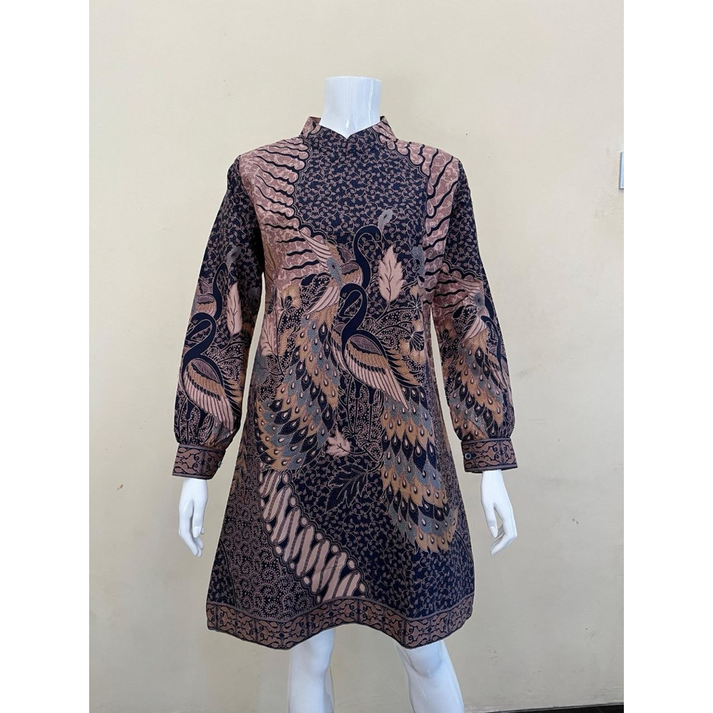 Tunik Atasan Wanita Panjang Batik Solo