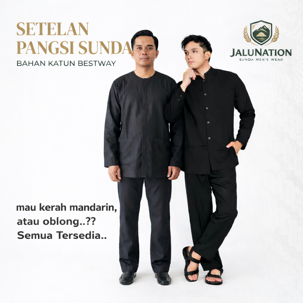 Setelan Baju Pangsi Sunda Dewasa Setelan Pangsi Dewasa Bahan Bestway