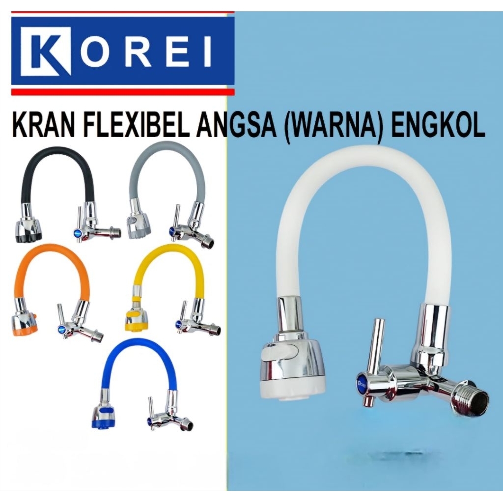 Korei kran warna kran angsa fleksibel