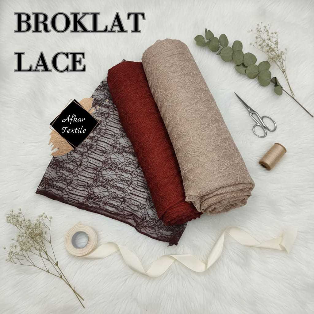 [BROKAT TERLARIS] KAIN BROCAD BROKAT LACE JAGUARD - ORIGINAL GRADE A - Lebar 1.5 Meter