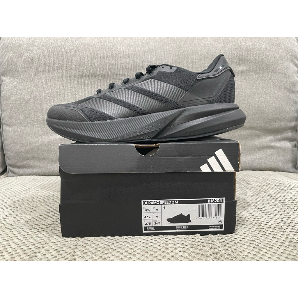 Adidas Duramo Speed 2 Black Size 43 1/3