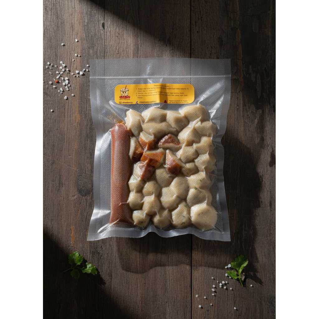 Baso Aci / Cilok Isi Premium Dengan Bumbu Kacang
