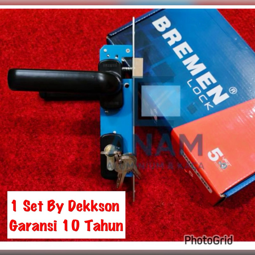 BREMEN DEKKSON DOOR LOCK ALUMUNIUM HANDLE door lock pintu alumunium KUNCI PISAH BUAT PINTU ALUMUNIUM