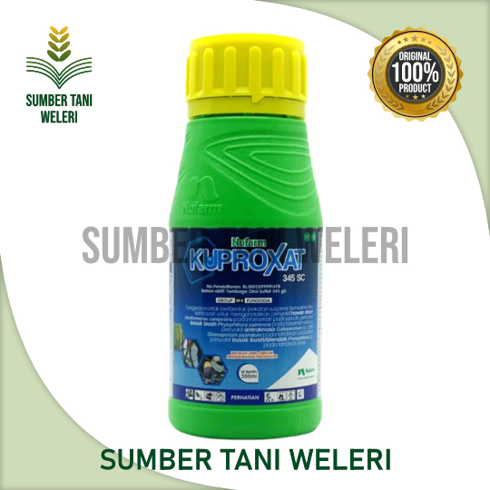 FUNGISIDA KUPROXAT 345 SC - FUNGISIDA KONTAK + BAKTERISIDA - KEMASAN PABRIK - ISI 200ML - PT NUFARM 