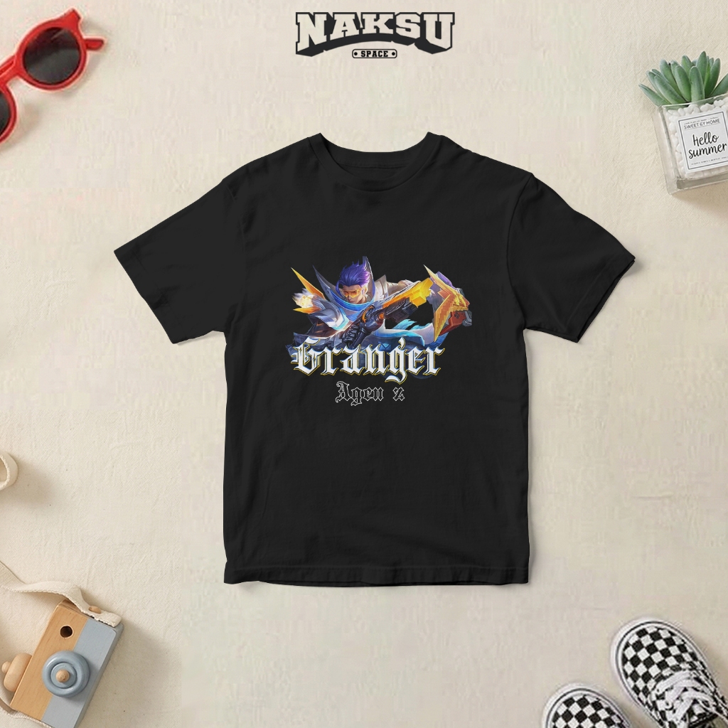 Kaos Anak Hero Granger Skin Epic Agen Z Baju anak MLBB Bahan Lembut