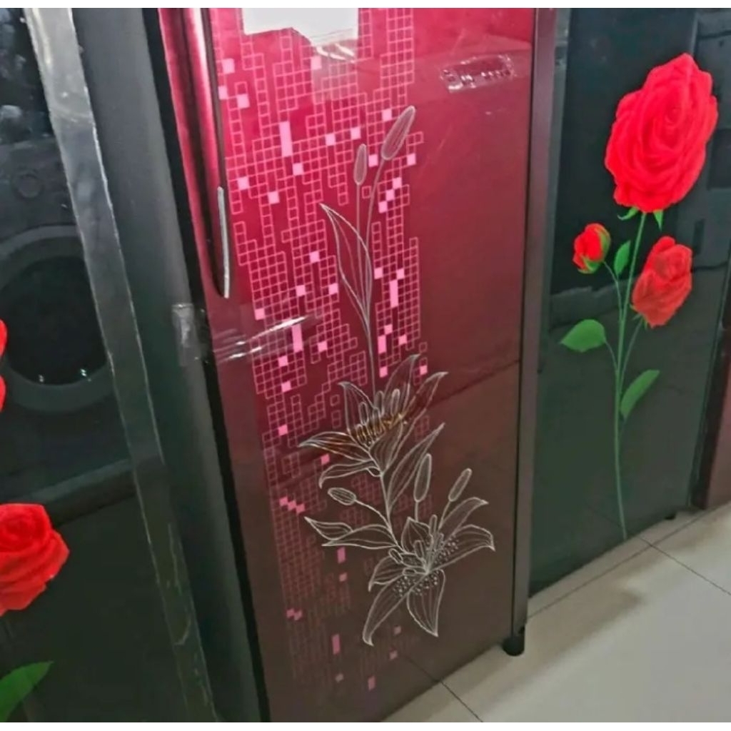 KULKAS 1 PINTU POLYTRON PRA 18DMR RIJEK PABRIK MERAH