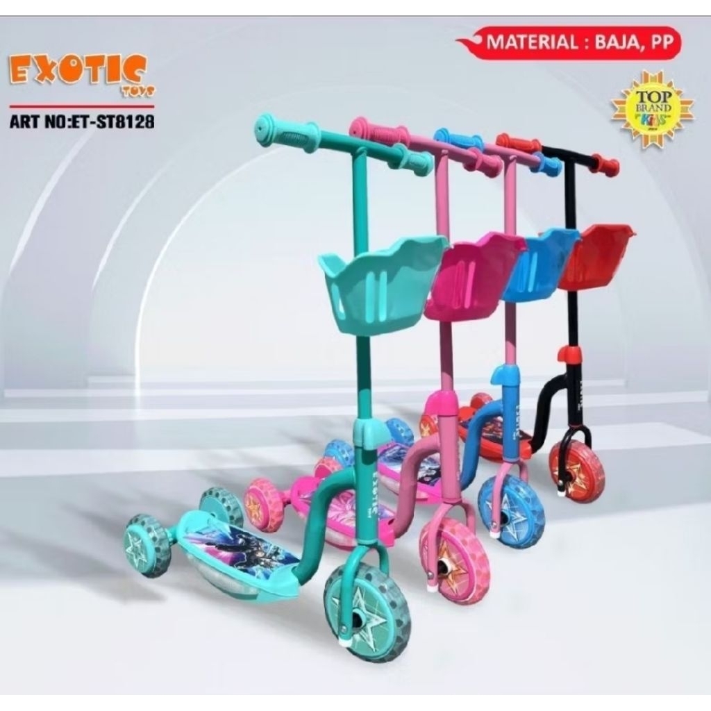 Scooter Anak Otoped Mainan Anak Exotic ST 8128 8126 ST8128 ST8126 ST-8128