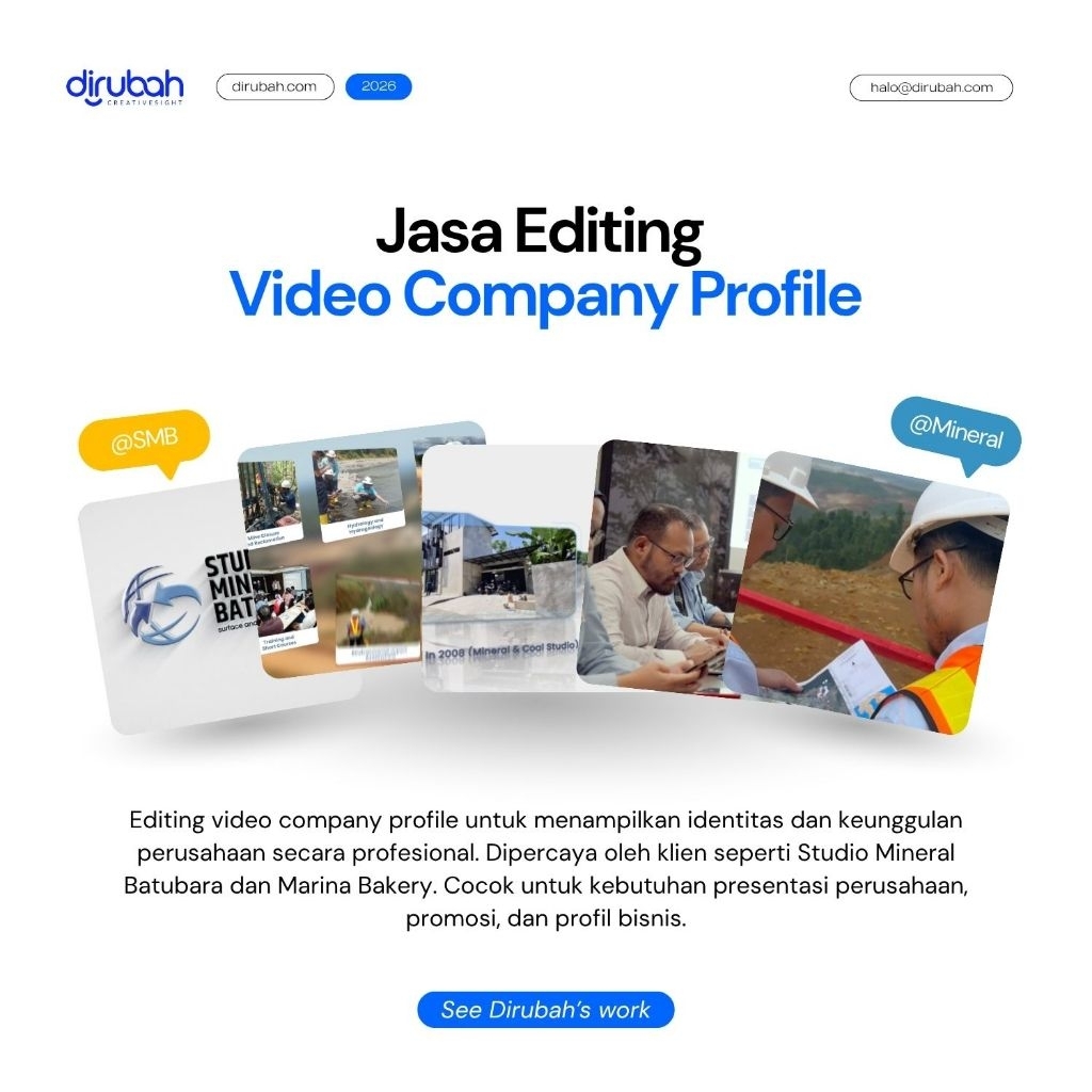 Jasa Edit Video Company Profile I Professional, Profil Perusahaan, Bisnis, UMKM